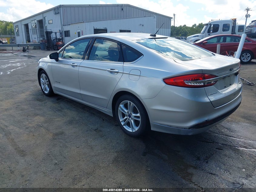 Vin: 3fa6p0luxjr165436, lot: 46313244, ford fusion hybrid se 20183