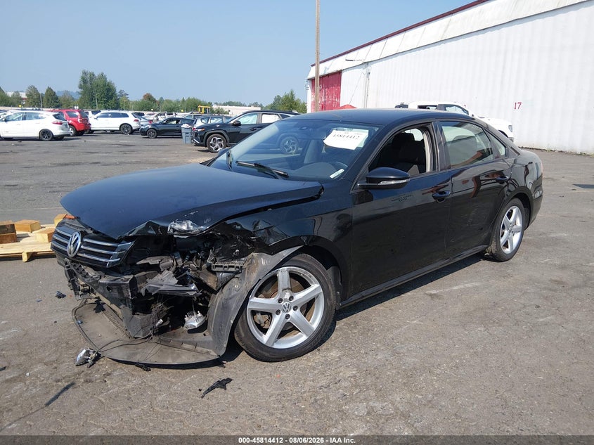 Vin: 1vwap7a32cc027928, lot: 46313258, volkswagen passat 2.5l s 20122