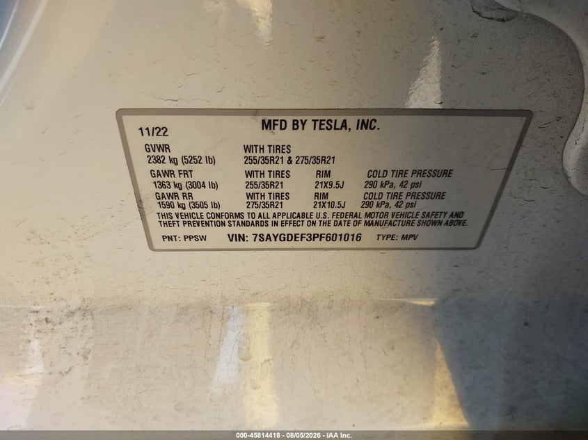 TESLA MODEL Y - zdjęcie 9