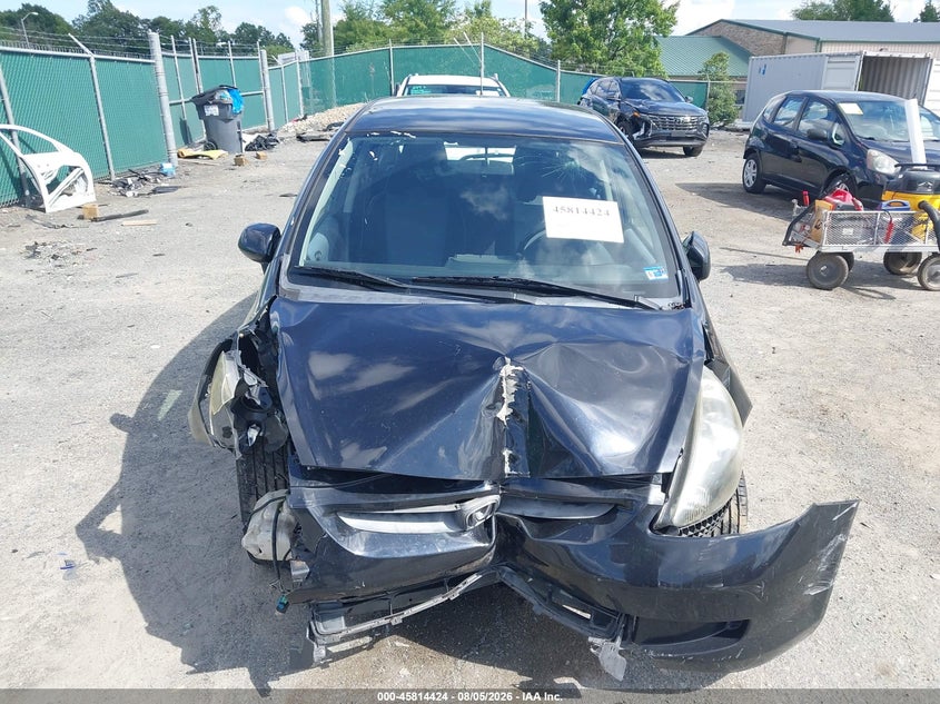 HONDA FIT 2008 VIN JHMGD38658S002516