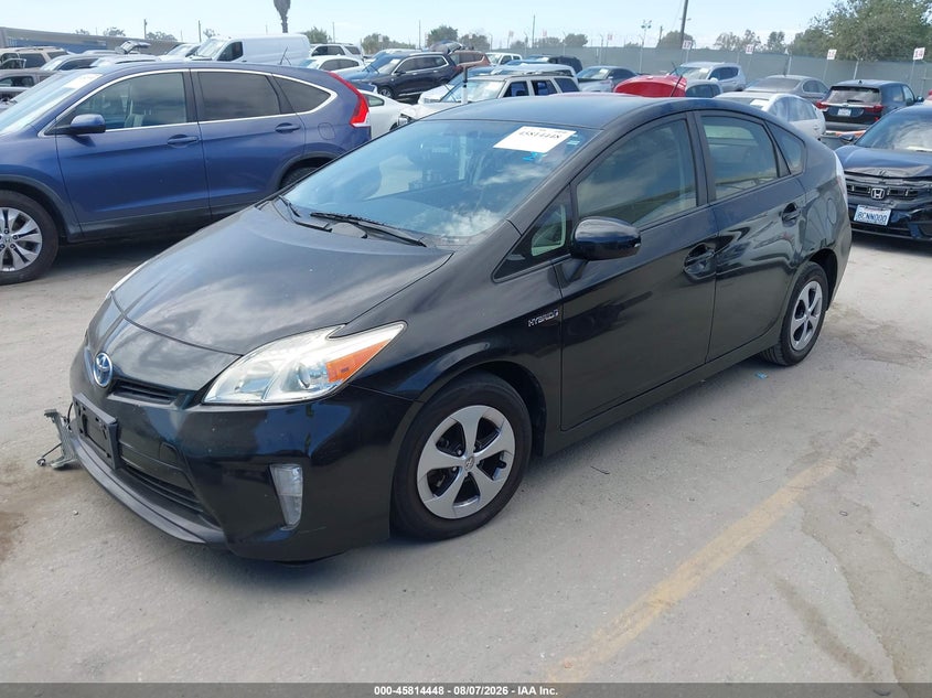 Vin: jtdkn3du9e1761104, lot: 46313294, toyota prius two 20142