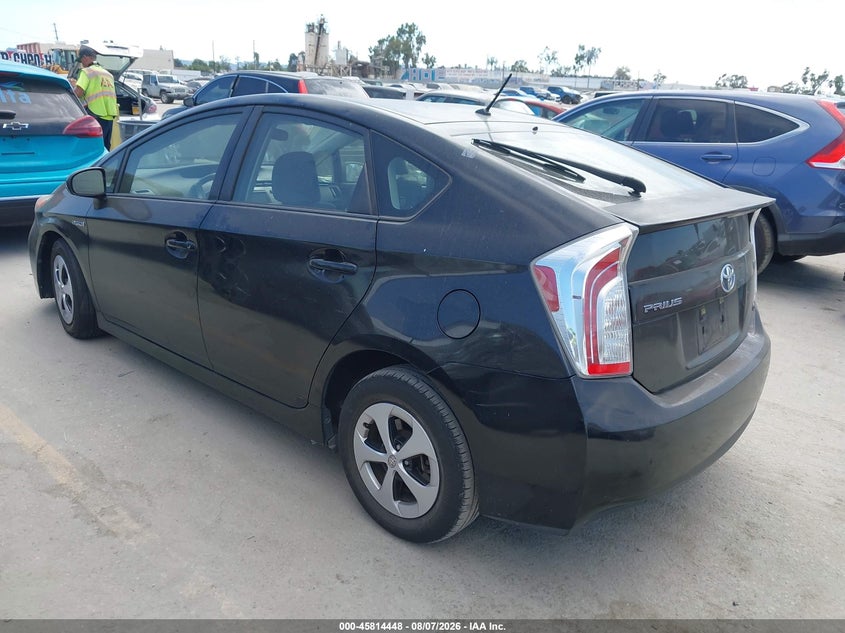 Vin: jtdkn3du9e1761104, lot: 46313294, toyota prius two 20143