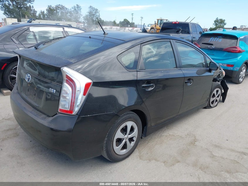 Vin: jtdkn3du9e1761104, lot: 46313294, toyota prius two 20144