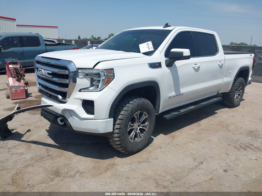 Vin: 1gtu9bedxmz216387, lot: 46313296, gmc sierra 1500 sle 20212