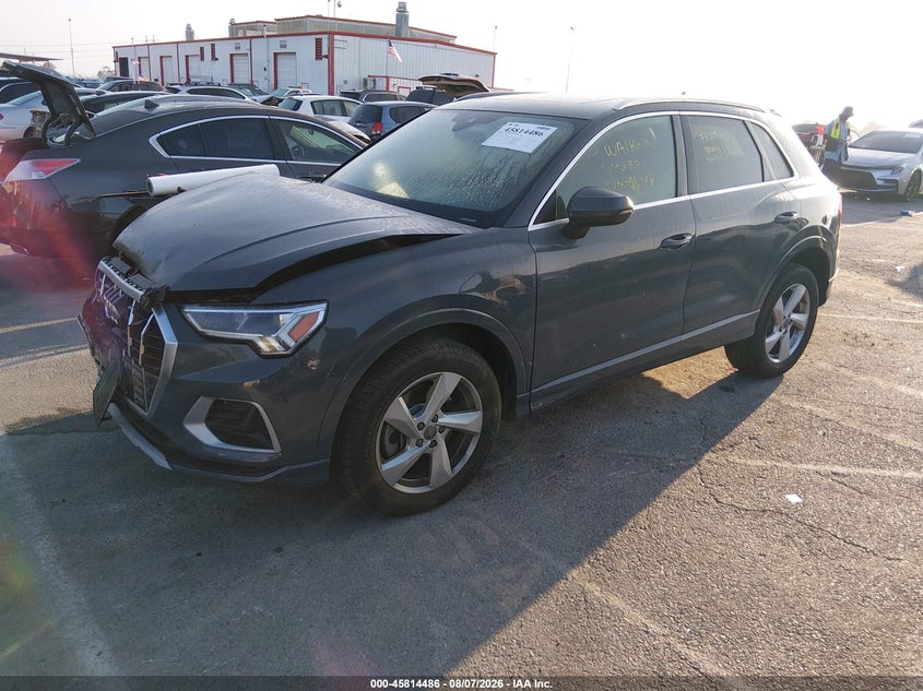 Vin: wa1becf33l1006039, lot: 46313332, audi q3 premium plus 45 tfsi quattro tiptronic 20202