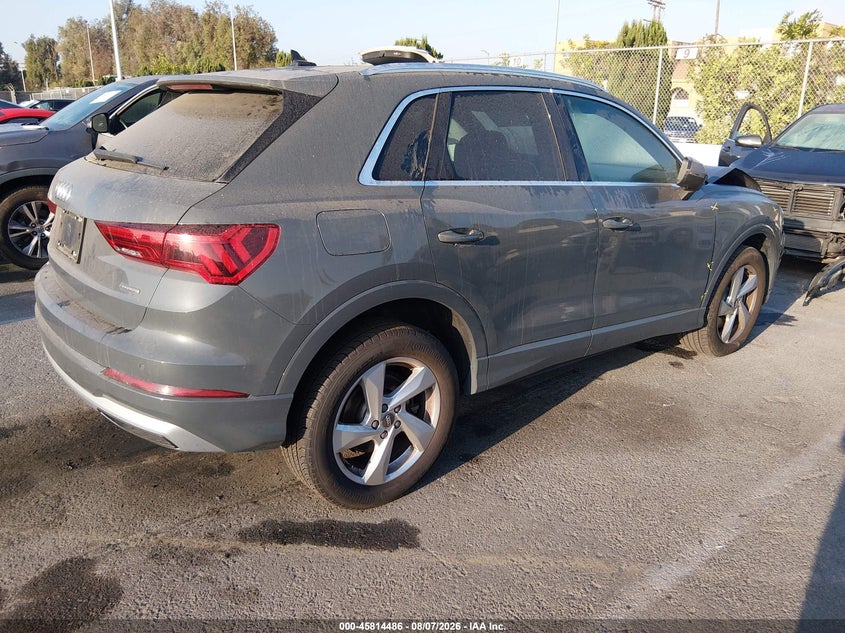 Vin: wa1becf33l1006039, lot: 46313332, audi q3 premium plus 45 tfsi quattro tiptronic 20204