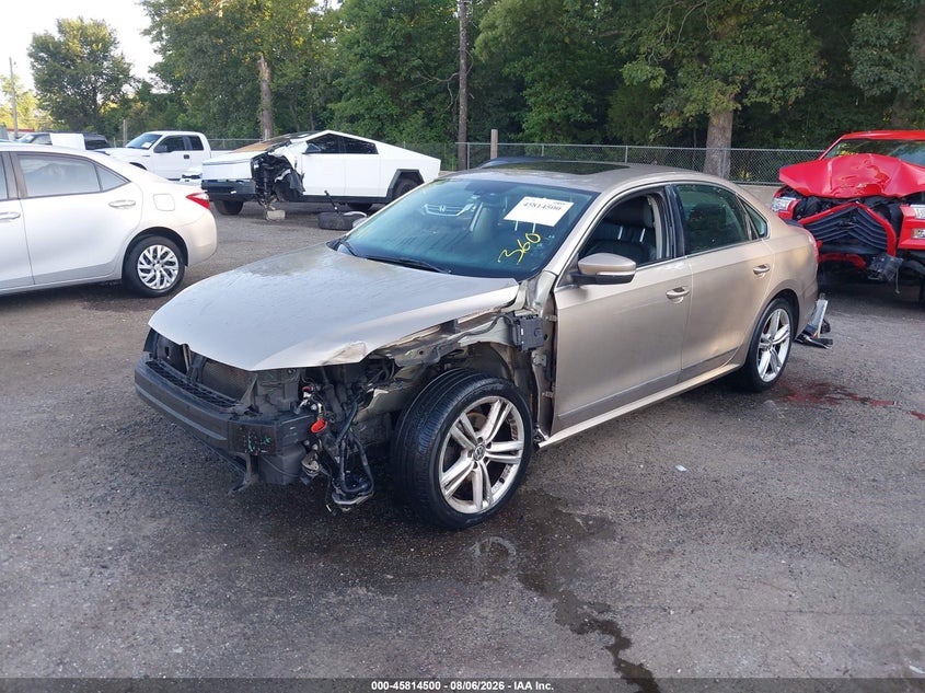 2015 VOLKSWAGEN PASSAT SEDAN 1.8L I-4 DI, DOHC, VVT, TURBO, 170HP