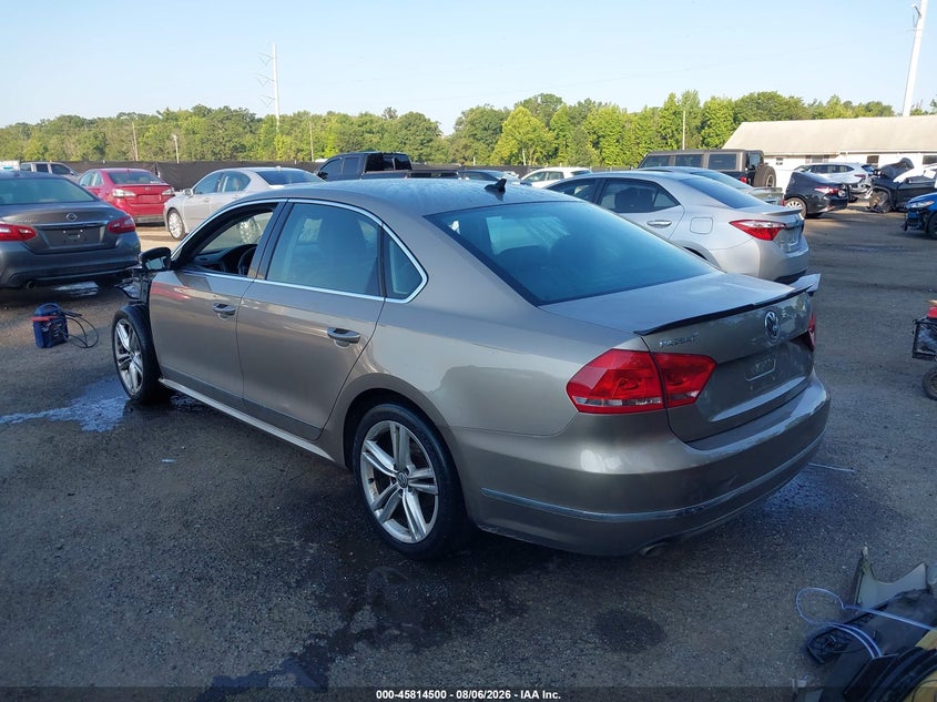 2015 VOLKSWAGEN PASSAT SEDAN 1.8L I-4 DI, DOHC, VVT, TURBO, 170HP