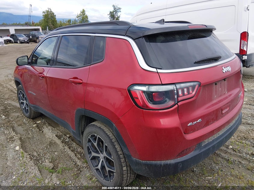 Vin: 3c4njdcn5rt138523, lot: 46313357, jeep compass limited 4x4 20243