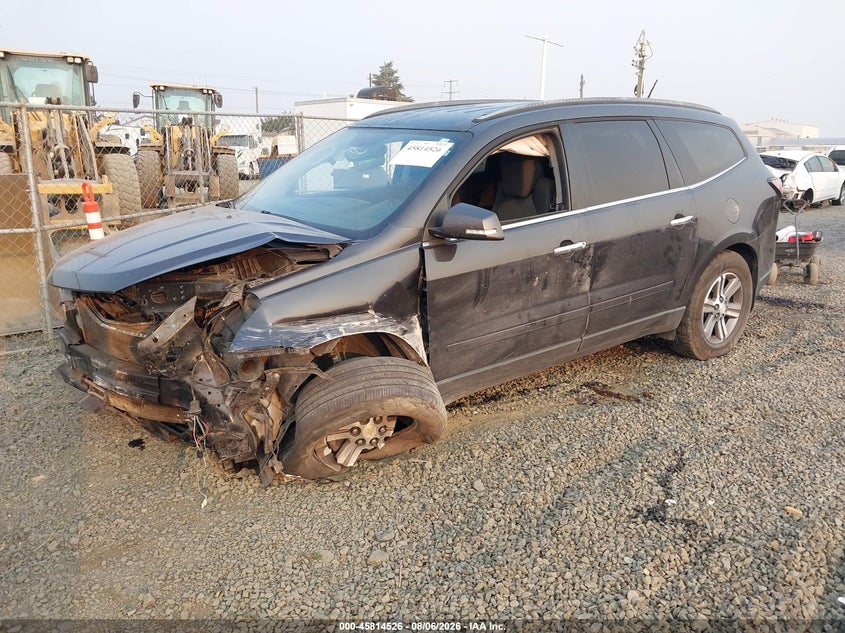 Vin: 1gnkvgkd8hj115221, lot: 46313372, chevrolet traverse lt 20172