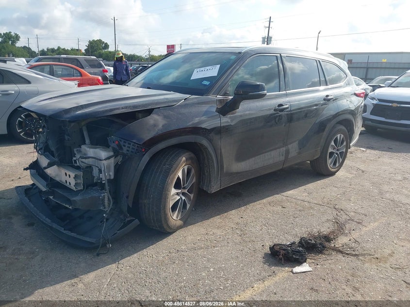 Vin: 5tdgzrah7ms032430, lot: 46313373, toyota highlander xle 20212