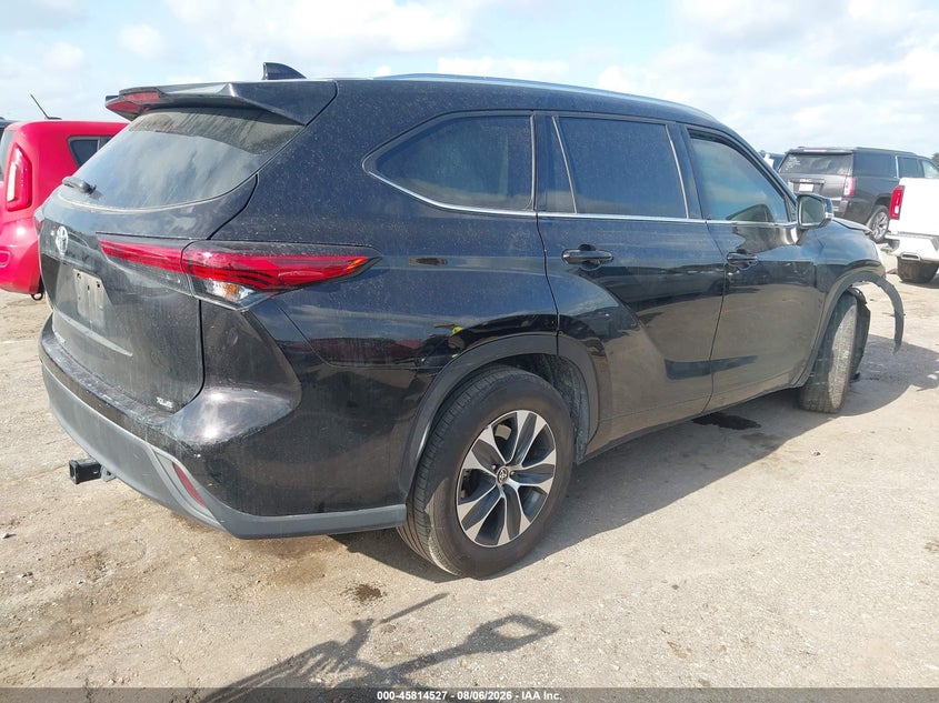 Vin: 5tdgzrah7ms032430, lot: 46313373, toyota highlander xle 20214