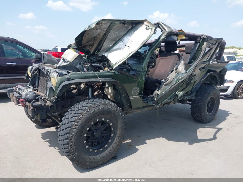 2007 Jeep Wrangler, All Over, IAAI, VIN 1J4GB39177L102033 — photo 2