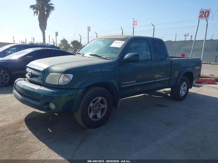 2004 Toyota Tundra Ltd V8, Ходовая, IAAI, VIN 5TBRT38134S450654 — фото 2