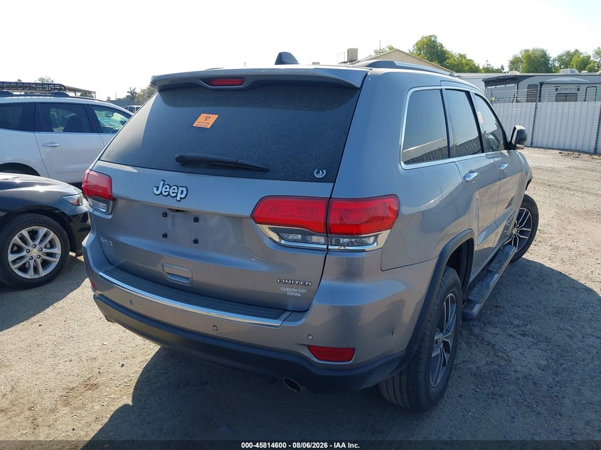 Vin: 1c4rjfbg3jc427237, lot: 46313446, jeep grand cherokee limited 4x4 20184