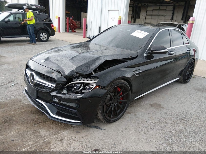 Vin: 55swf8hbxfu082017, lot: 46313457, mercedes-benz c 63 amg s 20152