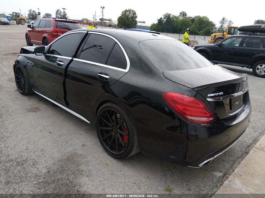 Vin: 55swf8hbxfu082017, lot: 46313457, mercedes-benz c 63 amg s 20153