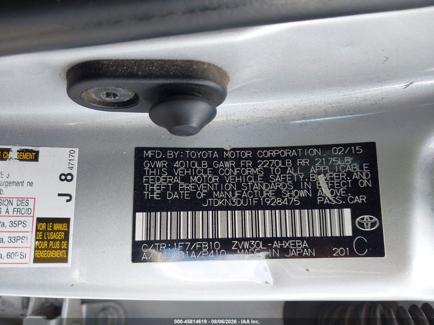 TOYOTA PRIUS - zdjęcie 9