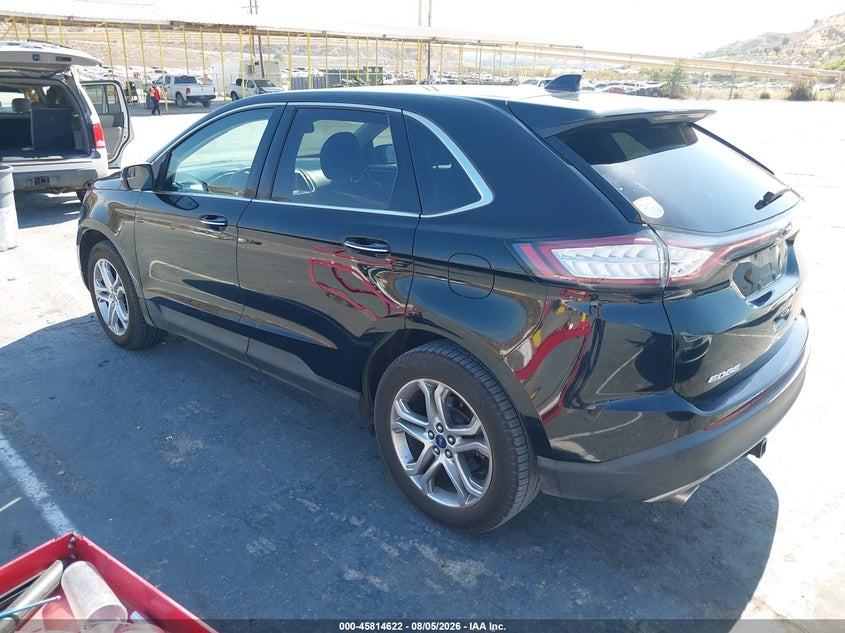 Vin: 2fmpk4k80jbb80112, lot: 46313468, ford edge titanium 20183