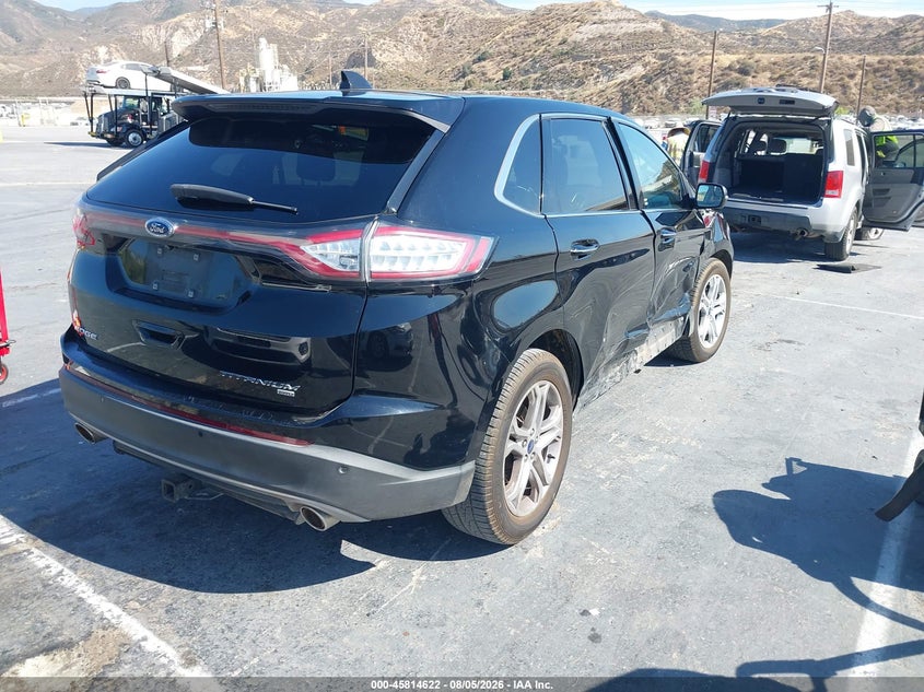 Vin: 2fmpk4k80jbb80112, lot: 46313468, ford edge titanium 20184