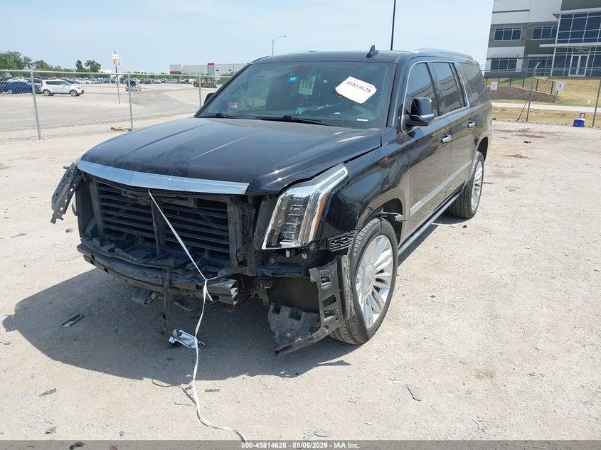 Vin: 1gys3kkj5lr147507, lot: 46313474, cadillac escalade esv 2wd platinum 20202