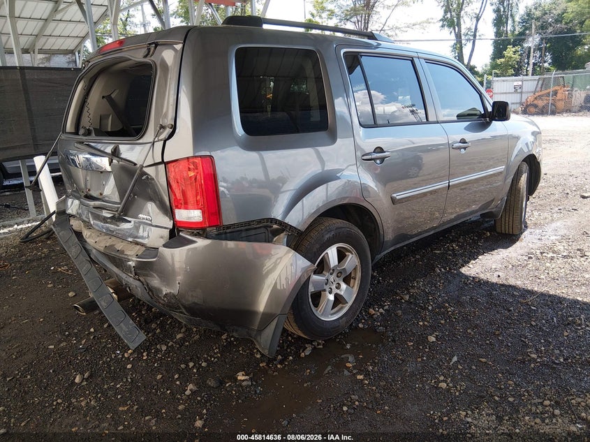 Vin: 5fnyf4h51bb079112, lot: 46313482, honda pilot ex-l 20114