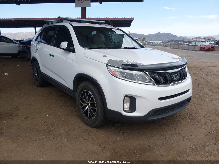 Vin: 5xykt4a62eg434075, lot: 46313489, kia sorento lx 2014 img_1