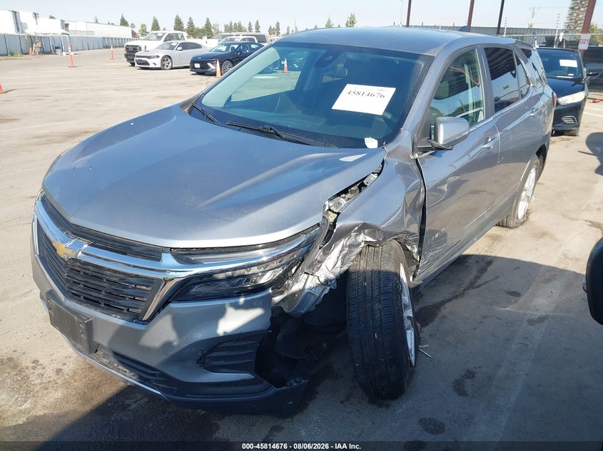 2023 Chevrolet Equinox, Ходова, IAAI, VIN 3GNAXKEG9PS169686 — фото 2