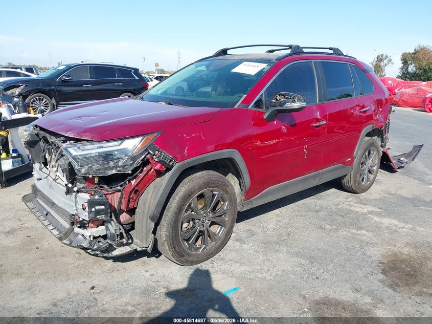 2022 TOYOTA RAV4 HYBRID auction photo 2
