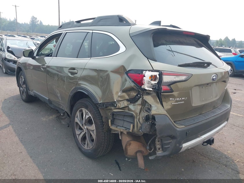 Vin: 4s4btancxl3172852, lot: 46313535, subaru outback limited 20203
