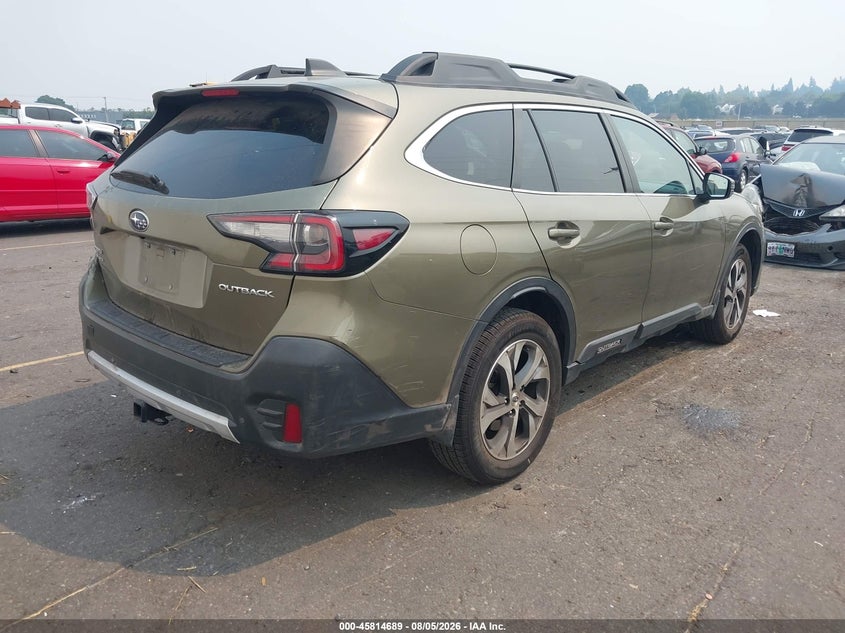 Vin: 4s4btancxl3172852, lot: 46313535, subaru outback limited 20204