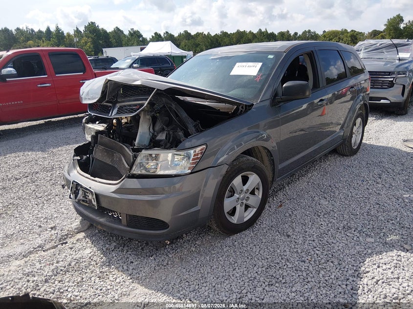 Vin: 3c4pdcab0dt556810, lot: 46313537, dodge journey american value pkg 20132