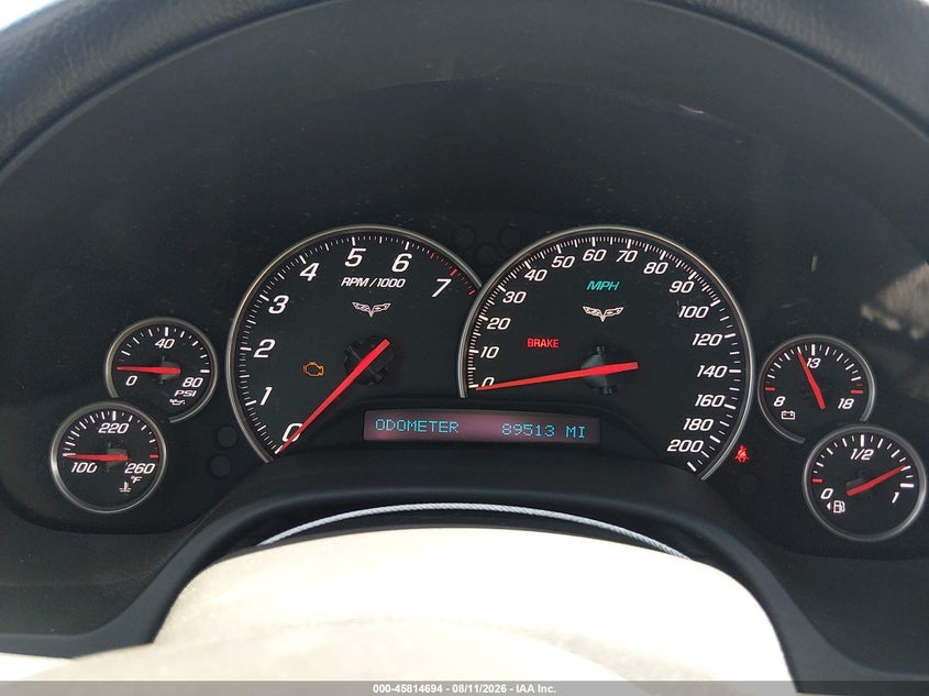 CHEVROLET CORVETTE 2005 VIN 1G1YY24U655123986