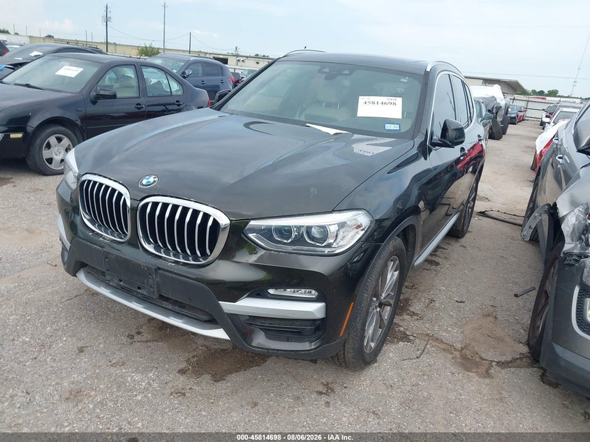 2019 BMW X3, Unknown, IAAI, VIN 5UXTR7C50KLE95998 — photo 2