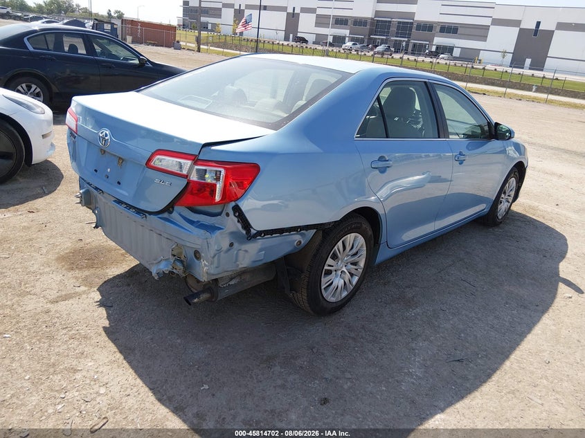 Vin: 4t4bf1fk5cr223297, lot: 46313548, toyota camry l 20124