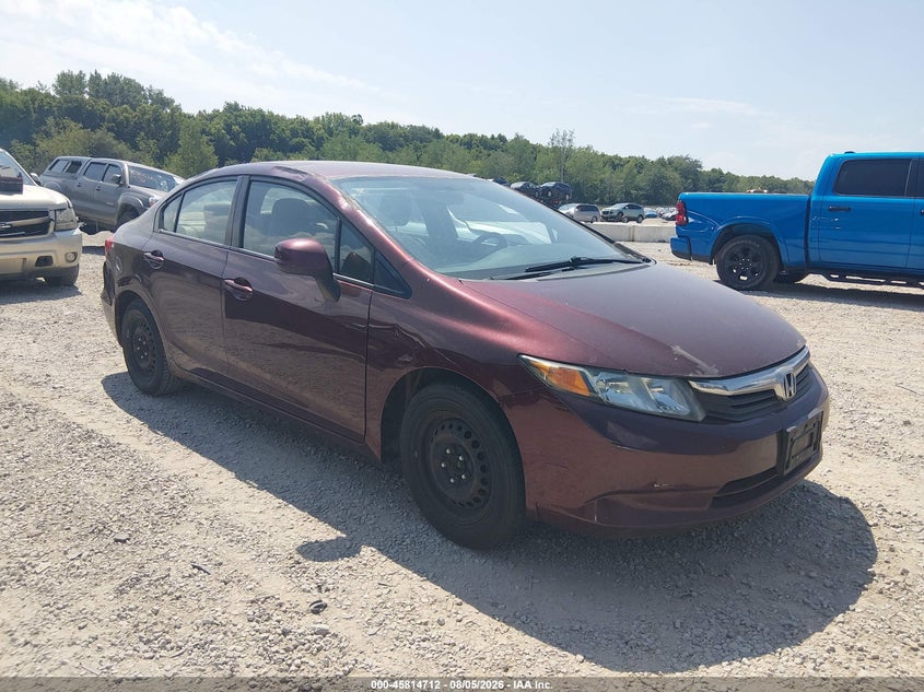Vin: 19xfb2f57ce108968, lot: 46313558, honda civic lx 2012 img_1
