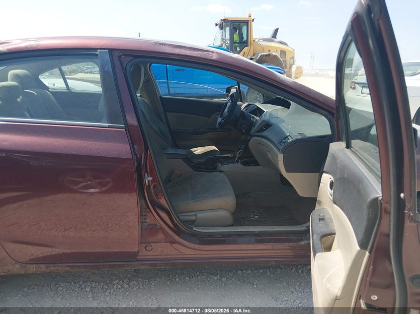 2012 HONDA CIVIC auction photo 5