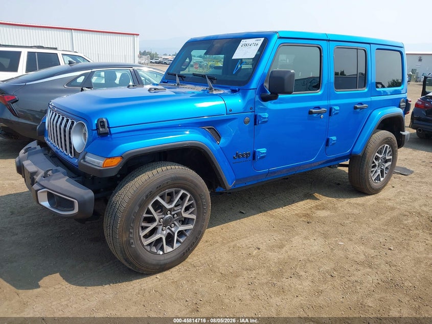 Vin: 1c4pjxen2sw645516, lot: 46313562, jeep wrangler 4-door sahara 4x4 20252