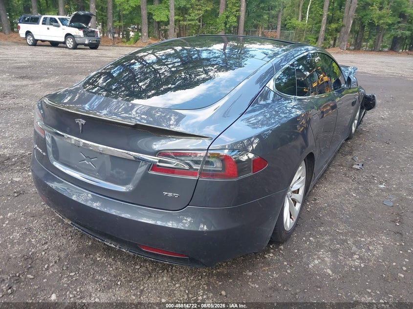 2016 TESLA MODEL S auction photo 4