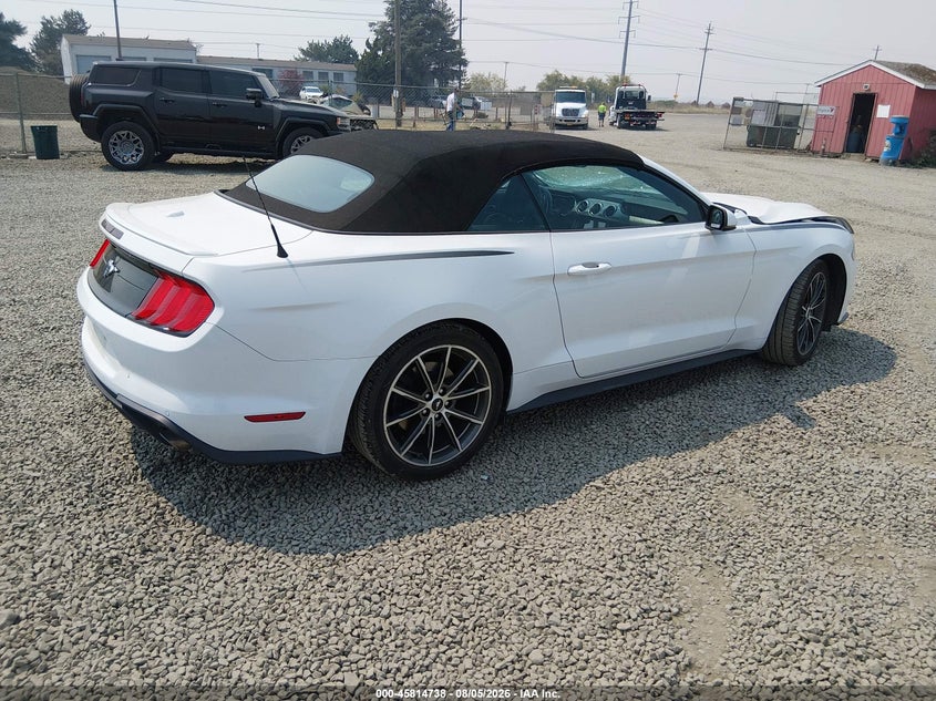 Vin: 1fatp8uh8k5159500, lot: 46313584, ford mustang ecoboost premium 20194