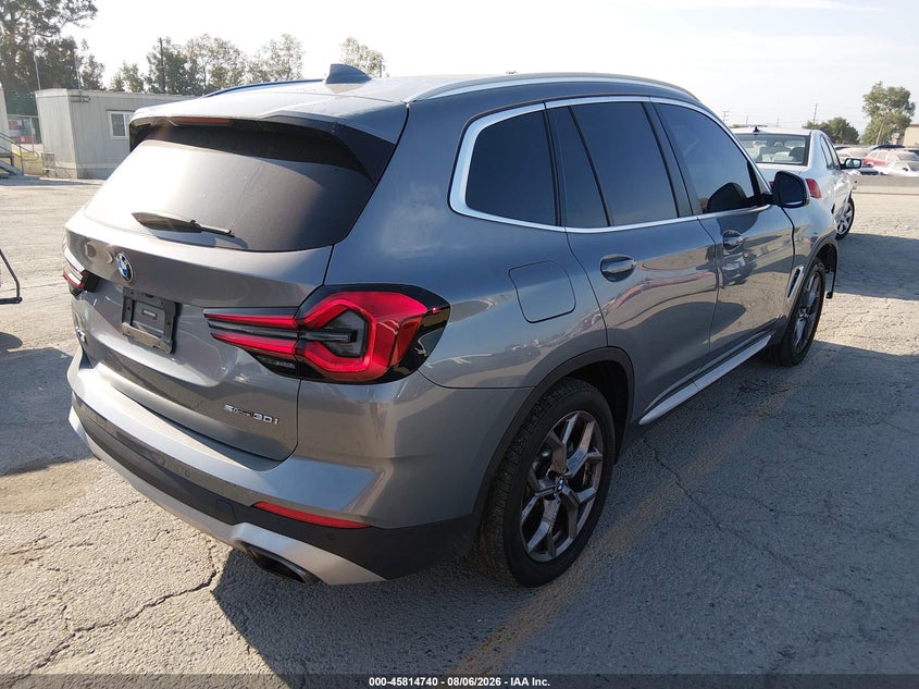 Vin: 5ux43dp06p9s05168, lot: 46313586, bmw x3 sdrive30i 20234