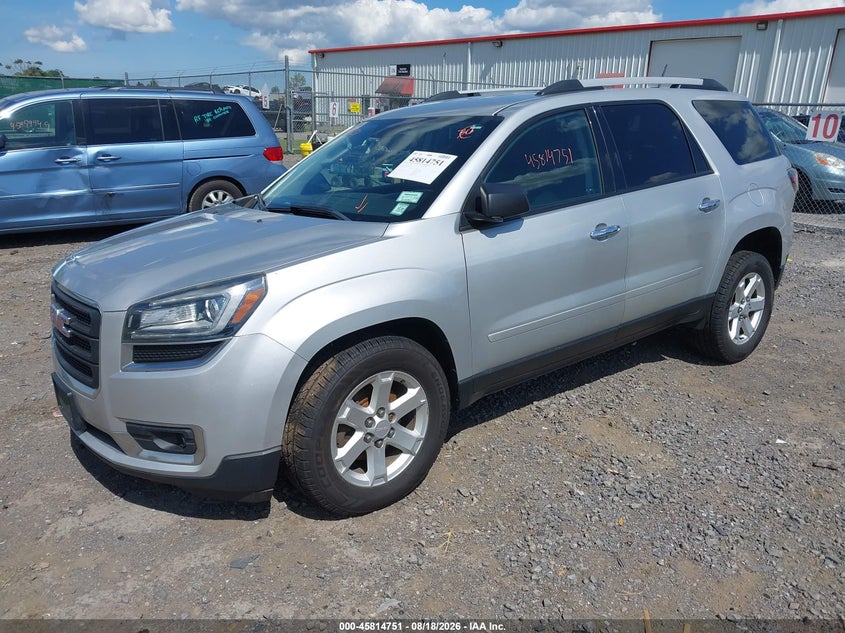 Vin: 1gkkrned4gj343197, lot: 46313597, gmc acadia sle-1 20162