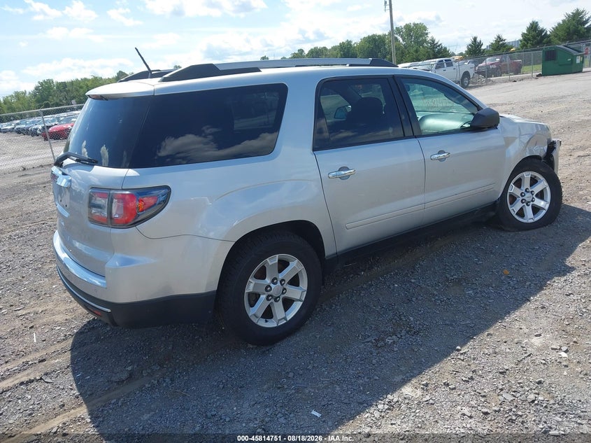 Vin: 1gkkrned4gj343197, lot: 46313597, gmc acadia sle-1 20164