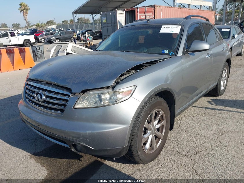 2008 Infiniti FX, Front End, IAAI, VIN JNRAS08U28X102585 — photo 2