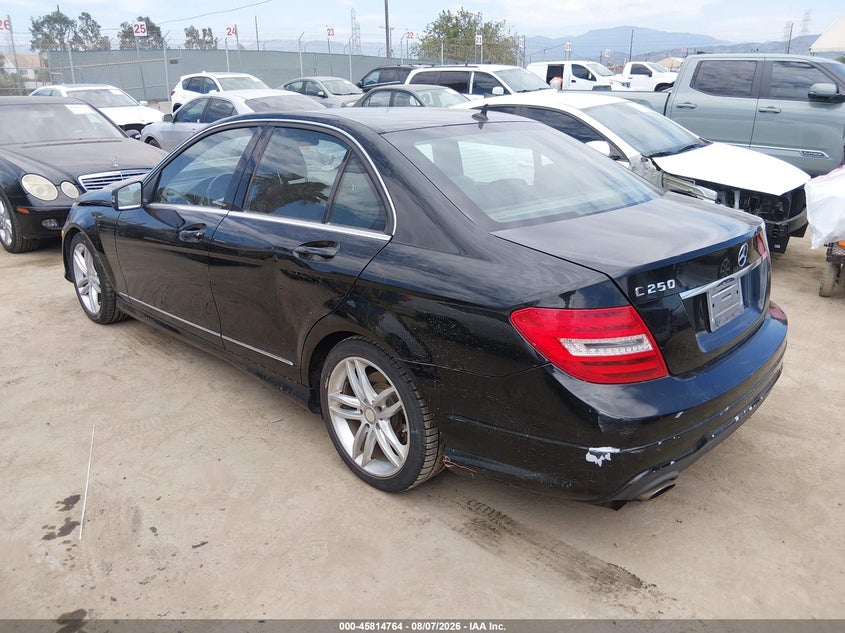 Vin: wddgf4hb5dr269841, lot: 46313610, mercedes-benz c 250 sport 20133