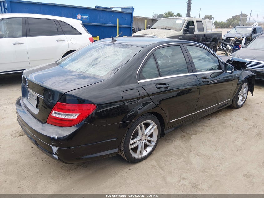 Vin: wddgf4hb5dr269841, lot: 46313610, mercedes-benz c 250 sport 20134