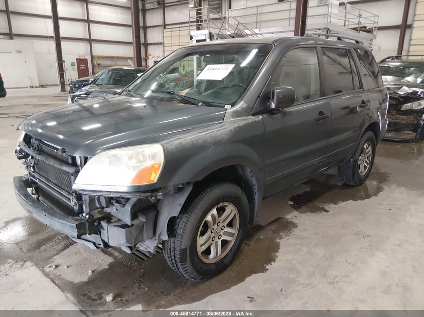 2005 Honda Pilot, Front End, IAAI, VIN 2HKYF18485H513523 — photo 2