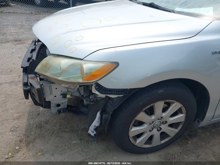 TOYOTA CAMRY HYBRID 2009 VIN 4T1BB46K99U086686