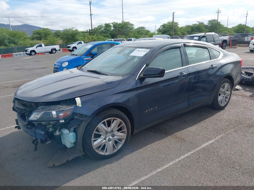 Vin: 2g11x5sa2g9143186, lot: 46313629, chevrolet impala 1fl 20162