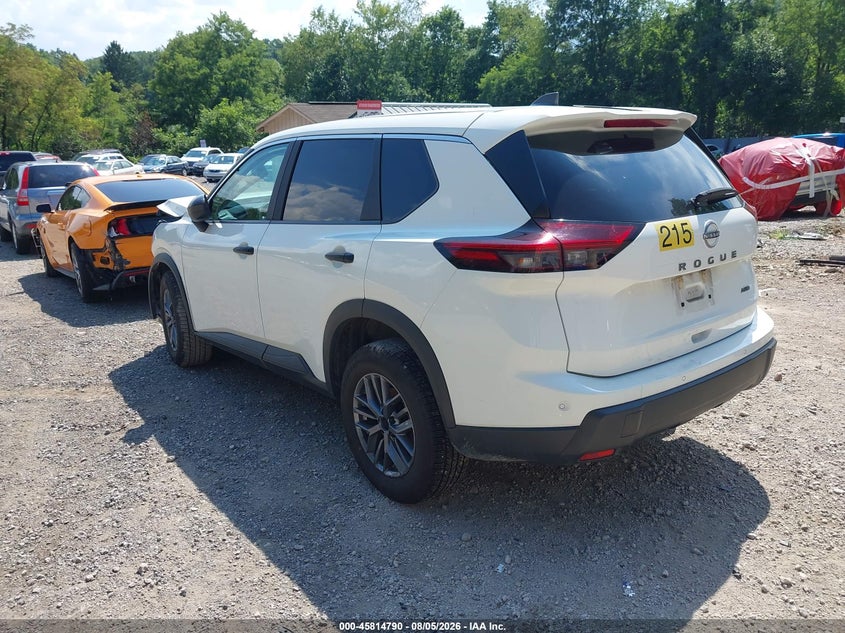 Vin: 5n1bt3ab2rc731943, lot: 46313636, nissan rogue s intelligent awd 20243